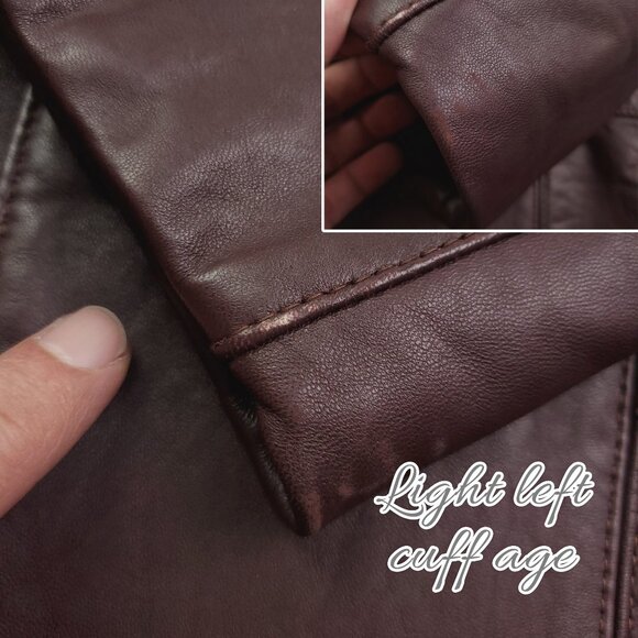 Georgetown Leather Design Remy Vintage Jacket Blazer Soft Supple Men's 46L - Picture 13 of 16